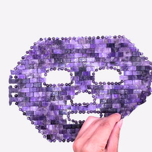 100% Natural Amethyst Crystal Face Mask