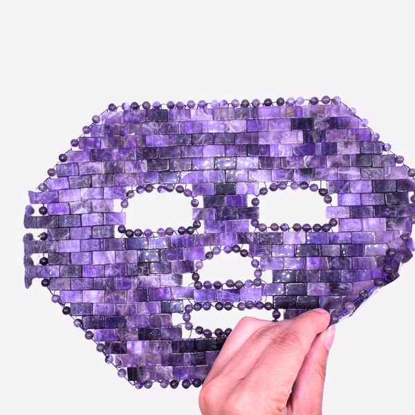100% Natural Amethyst Crystal Face Mask