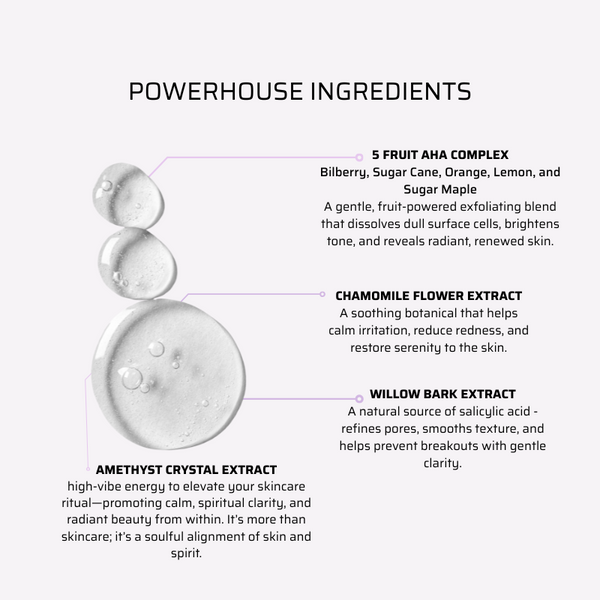 SUPERNATURAL AURA Crystal-Infused AHA Exfoliating Mask