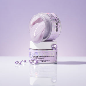 Crystal-Infused Water Cream with Hyaluronic Acid