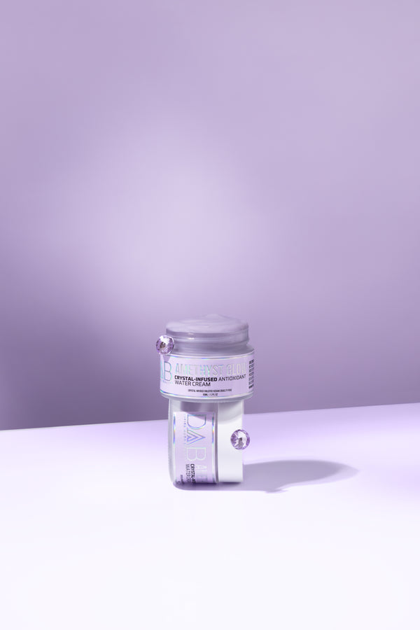 AMETHYST GLOW Crystal-Infused Water Cream with Hyaluronic Acid