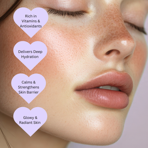 AMETHYST GLOW Crystal-Infused Water Cream with Hyaluronic Acid