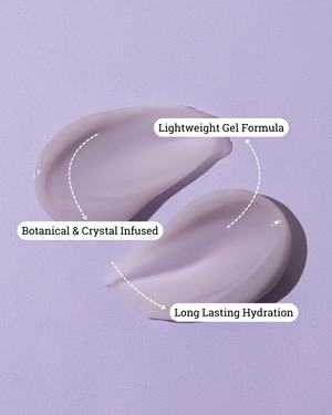 AMETHYST GLOW Crystal-Infused Water Cream with Hyaluronic Acid