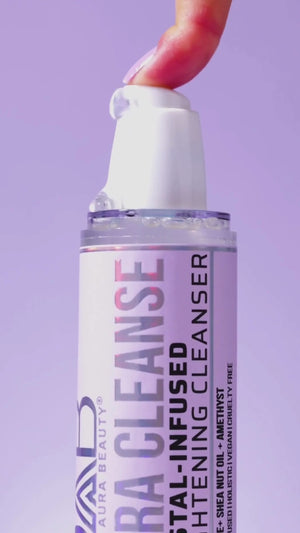 AURA CLEANSE Gentle Crystal-Infused Cleanser with Niacinamide